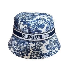 Christian Dior Dioriviera D Bobby Blue White Bucket Hat